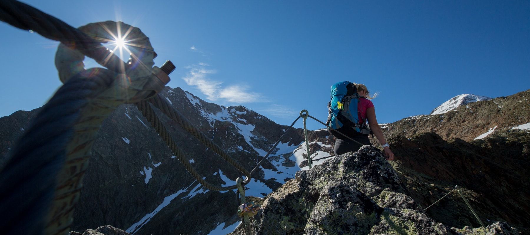 Sommerurlaub-Bergsteigen-Sölden