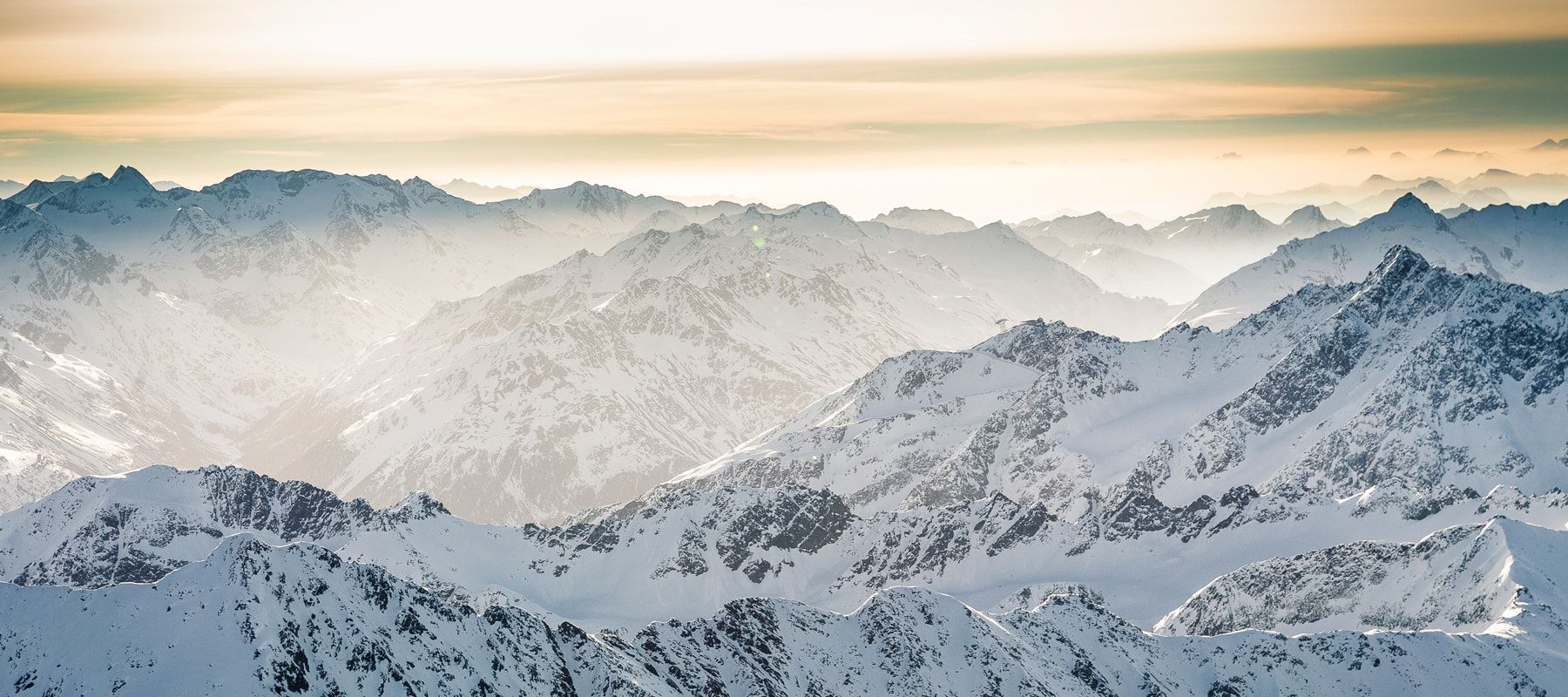 Sölden-Winter-Sonnenuntergang